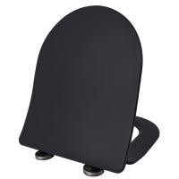 Крышка - сиденье  AMAPOLA черный мат. (арт.0755)