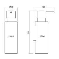 Дозатор Timo Saona 13339/00 хром