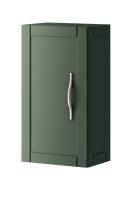 Шкафчик подвесной с одной распашной дверцей, реверсивный TIFFANY 30x20x55 Verde opaco 55333 CEZARES