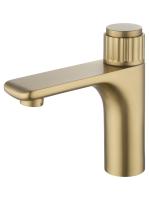 Смеситель для раковины WONZON & WOGHAND CLICK, Брашированное золото (WW-A40412-BG)