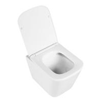 Чаша унитаза подвесного в комплекте с сиденьем дюропласт soft close DUE BB3103CHR/SC BELBAGNO