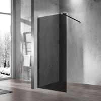 Душевые перегородки Walk-In VSW-1H100CGB 1000х2000 профиль черный стекло тонированное VINCEA