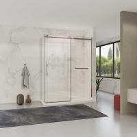 Душевой уголок прямоугольный VSR-1CS8014CL 1400x800x1950 профиль хром стекло прозрачное VINCEA