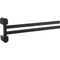 Полотенцедержатель поворотный WONZON & WOGHAND CARBON, Черный (WW-7731)