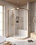 Душевой уголок, радиальный RELAX-304-RH-2-120/90-C-BORO 900x1200x2000 Cezares