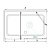 Душевой уголок RGW TO-48B (TO-18B + Z-18B) прямоугольный  150*100*195 41074850-14 профиль Чёрный стекло Прозрачное 6 мм RGW