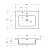 Керамическая раковина TIFFANY 60x46x19 Bianco
 50202 CEZARES